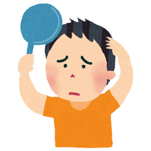 生え際にうぶ毛が目立つ