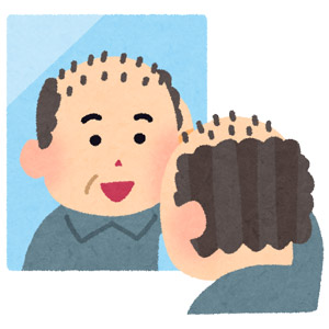 薄毛が目立たなくなる